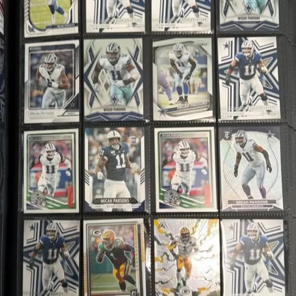 Dallas Cowboys Football Card Lot – Approx. 89 Cards – Dak, CeeDee, Micah & More